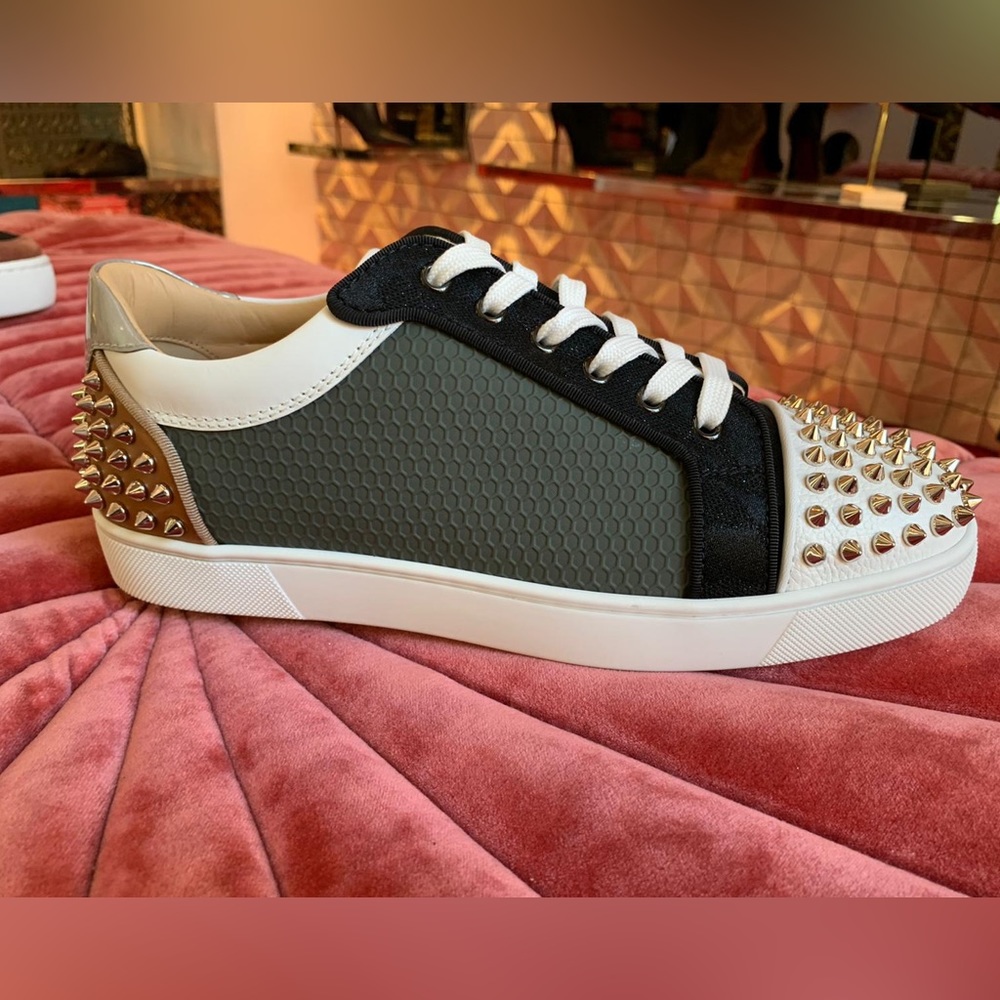 NWT seavaste 2 flat Christian Louboutin red bottom sneakers size 43/Us10